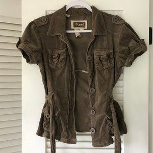 Militaresque Corduroy Vest